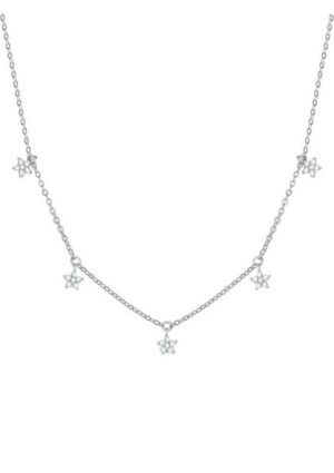 Hey Happiness Collier Kette Blume Zirkon