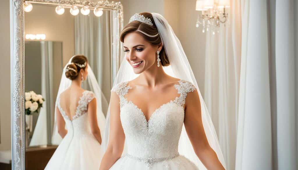 Brautkleid und Hochzeitsaccessoires